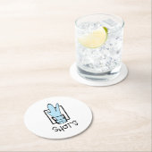 ショットラウンド紙コースター ラウンドペーパーコースター (インサイチュ)