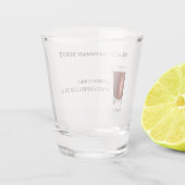 ショットレシピブラックロシアのパーティー ショットグラス (裏面)