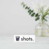 ショットロイヤリティパンチカード ロイヤリティカード (スタンド正面)