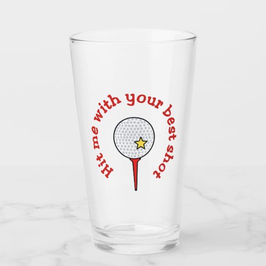 ショット最高の タンブラーグラス (正面)