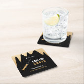 ショット看護学校卒業を呼び出す準備 スクエアペーパーコースター (インサイチュ)