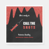 ショット看護学校卒業を呼び出す準備 スタンダードランチョンナプキン (正面)