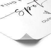 ショット結婚サインを取ろう結婚と、シーティングサイン ポスター (角)