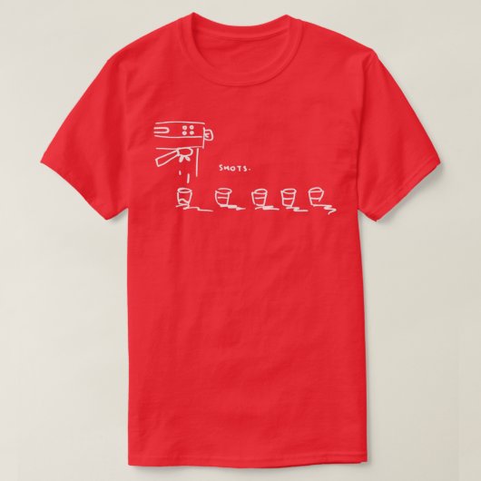 ショット Tシャツ (デザイン正面)