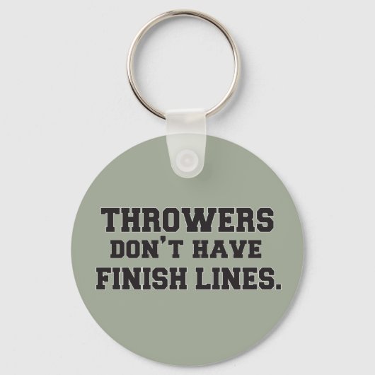 ショットPUTディスカスハンマー投げキーチェーン キーホルダー (正面)