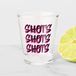 ショットShots Pink Shot Glass ショットグラス