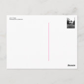 ショットT'ピース道端の標識 ポストカード (裏面)