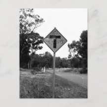 ショットT'ピース道端の標識