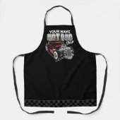 ショッパーソナライズされたプ改造レトロガレージトラック エプロン (正面)