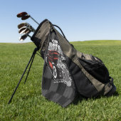 ショッパーソナライズされたプ改造レトロガレージトラック ゴルフタオル (グリーン)