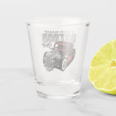 ショッパーソナライズされたプ改造レトロガレージトラック ショットグラス (裏面)