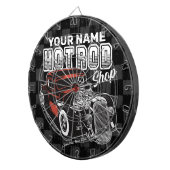 ショッパーソナライズされたプ改造レトロガレージトラック ダーツボード (正面右)