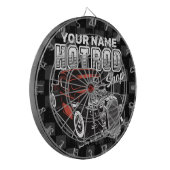 ショッパーソナライズされたプ改造レトロガレージトラック ダーツボード (正面左)