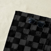 ショッパーソナライズされたプ改造レトロガレージトラック ビーチタオル (インサイチュ)