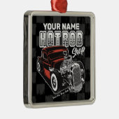 ショッパーソナライズされたプ改造レトロガレージトラック メタルオーナメント (右)