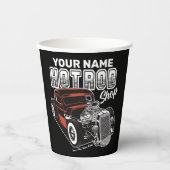 ショッパーソナライズされたプ改造レトロガレージトラック 紙コップ (正面)