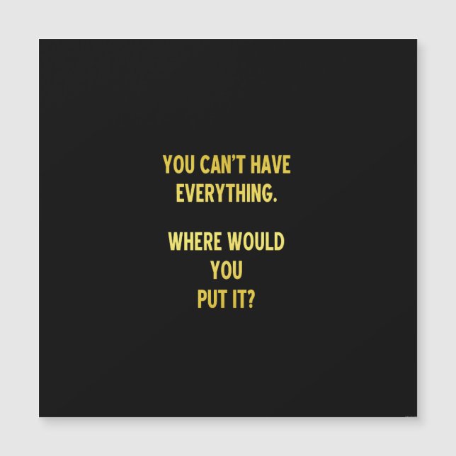 ショッピングおもしろいの冗談 (正面)