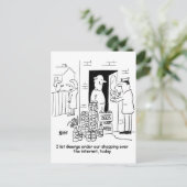 ショッピングです。ビ買ールだ。 ポストカード (スタンド正面)