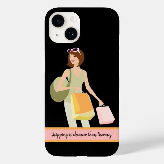 ショッピングとセラピーのスマホケース Case-Mate iPhoneケース (裏面)