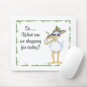 ショッピングのアヒル マウスパッド (マウス)