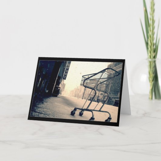 ショッピングのトロリーカート カード (正面)