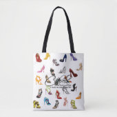 ショッピングのトートのシンデレラの引用文はかかとポンプに蹄鉄を打ちます トートバッグ (正面)