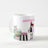 ショッピングの女王のコレクション コーヒーマグカップ (正面左)