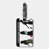 ショッピングの女王のコレクション ラゲッジタグ (裏面縦)