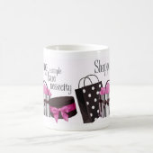 ショッピングの麻薬常習者 コーヒーマグカップ (中央)