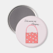 ショッピングはおもしろい マグネット (正面/裏面)