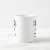 ショッピングはマイカーディオのグラフィックプリント(v1) コーヒーマグカップ (中央)