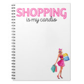 ショッピングは私のカーディオ ノートブック (正面)