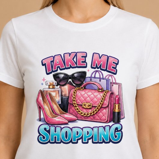 ショッピングへ連れてって Tシャツ