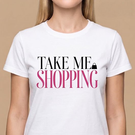 ショッピングへ連れてって Tシャツ