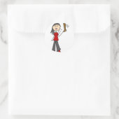 ショッピングオンセールステッカー ラウンドシール (バッグ)