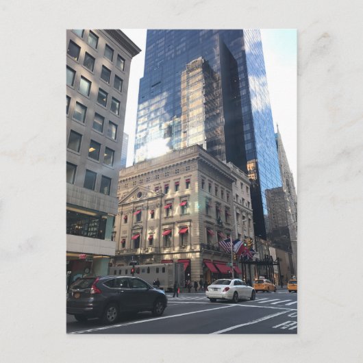 ショッピングオンフィフスアベニューミッドタウンニューヨークNYC ポストカード (正面)
