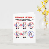 ショッピングカートの安全規制 – ハッピーバースデー カード (黄色い花)