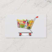ショッピングカート個人買い物客サービス 名刺 (裏面)