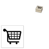「ショッピングカート」ゴム印 ラバースタンプ (押印)