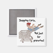 ショッピングカート マグネット (正面/裏面)