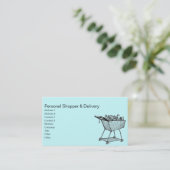 ショッピングカート 名刺 (スタンド正面)