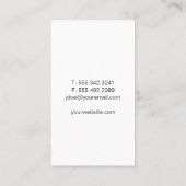 ショッピングカート/電子商取引 名刺 (裏面)