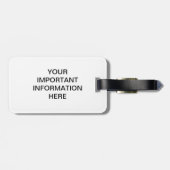 ショッピングガールフレンドラゲッジタグ ラゲッジタグ (裏面横)