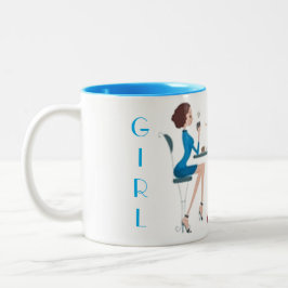 ショッピングクイーンコレクションツートーンコーヒーマグ ツートーンマグカップ