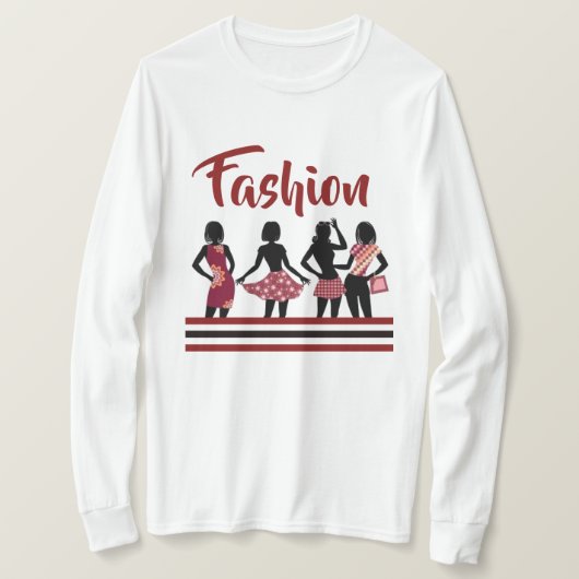 ショッピングクイーンコレクションレディーストップ Tシャツ (デザイン正面)