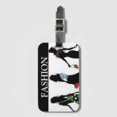 ショッピングクイーンコレクション荷物タグ ラゲッジタグ (正面縦)