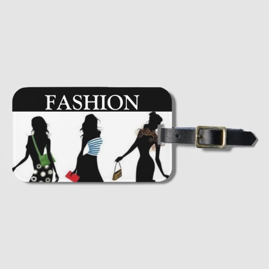 ショッピングクイーンコレクション荷物タグ ラゲッジタグ (正面横)