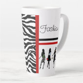 ショッピングクイーンコレクション カフェラテマグ (右アングル)