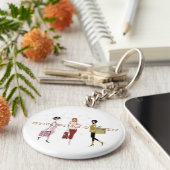 ショッピングクイーンコレクション キーホルダー (側面)