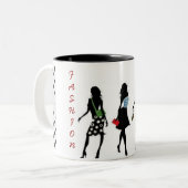 ショッピングクイーンコレクション ツートーンマグカップ (正面左)